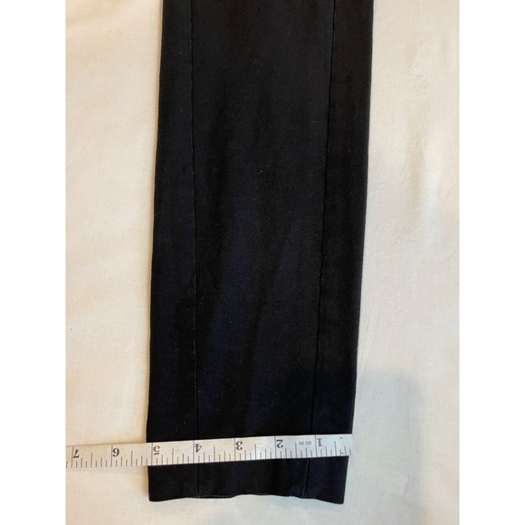 Banana Republic Women Sloan Pants V/700055010 Devon Side Zipper Black Size 6L - Picture 7 of 10
